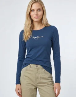 Langærmede T-shirts Pepe jeans