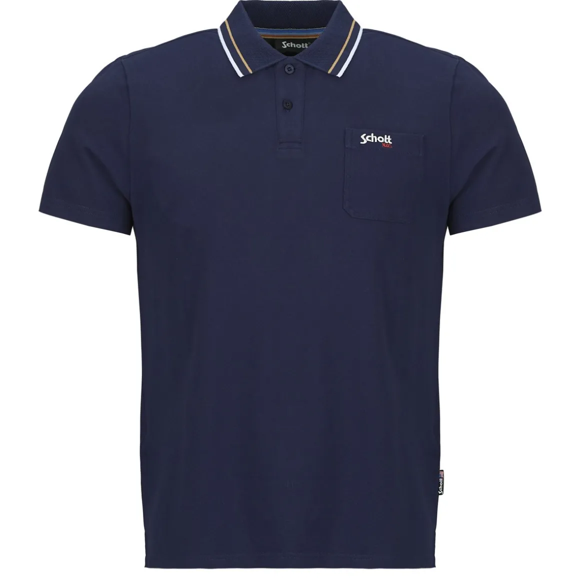 Polo-t-shirts m. korte ærmer Schott